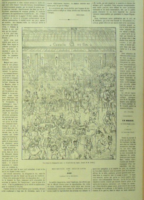 L'Univers illustré 1866 # 587 Moravie Spielberg Italie Piémont Théâtre Vaudeville