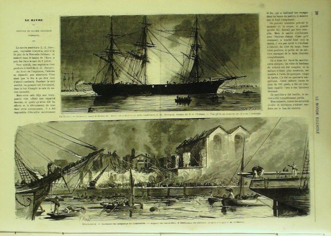 L'Univers illustré 1866 # 588 Usa San Francisco New-York Grèce Crète 