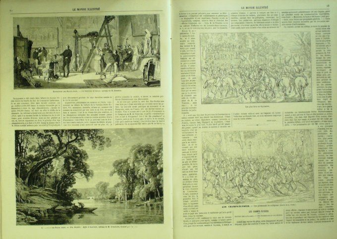 L'Univers illustré 1866 # 588 Usa San Francisco New-York Grèce Crète 