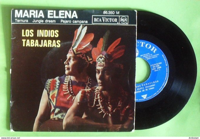 Los Indios Tbajaras 45T EP Maria Elena 1963