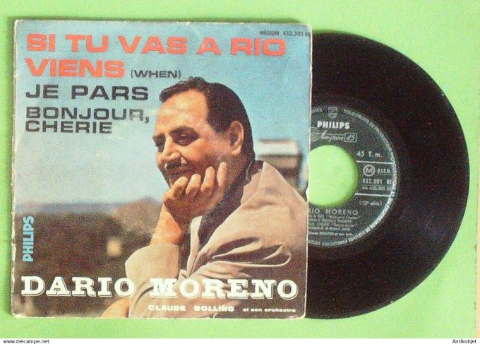 Moreno Dario 45T EP Si tu vas à  Rio 1959