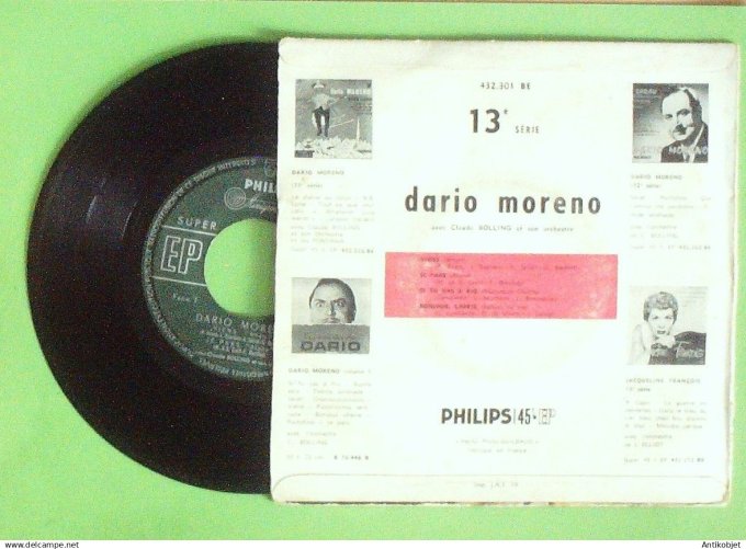 Moreno Dario 45T EP Si tu vas à  Rio 1959