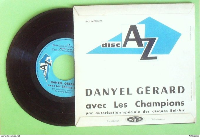 Danyel Gérard 45T SP Toujours cette guitare 1963