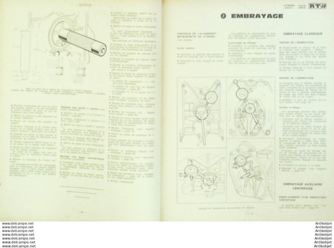 Revue Technique Automobile Citroën Ami 8/6 Honda N400  #278