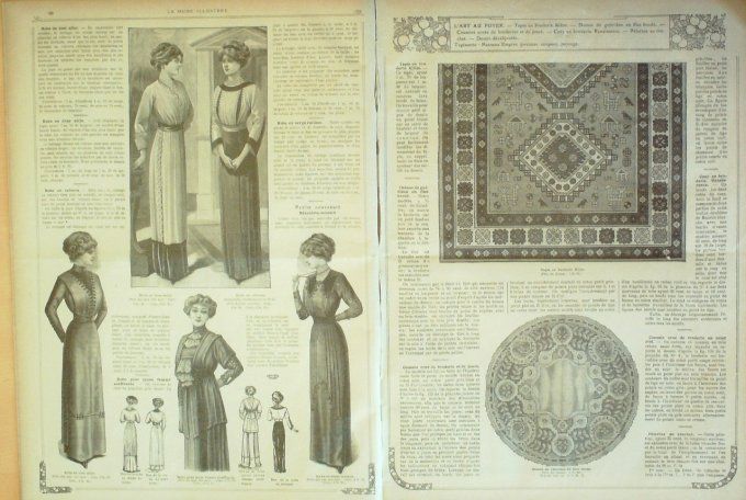 Journal Mode illustrée 1911 # 5 Robes de cérémonie