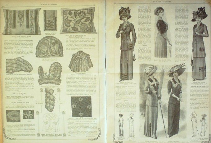 Journal Mode illustrée 1911 # 5 Robes de cérémonie