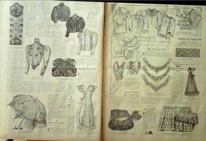 Journal Mode illustrée 1906 #  5 Costume tailleur