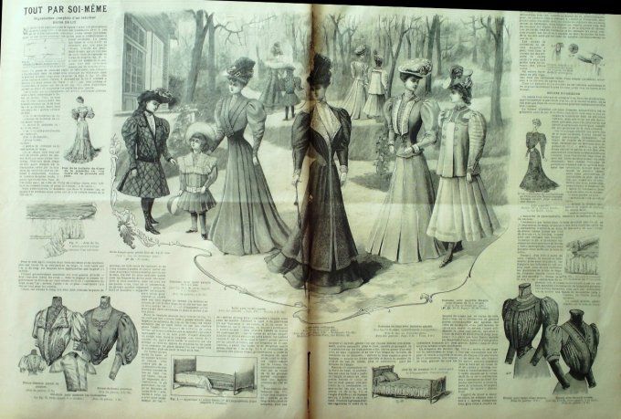 Journal Mode illustrée 1906 #  5 Costume tailleur