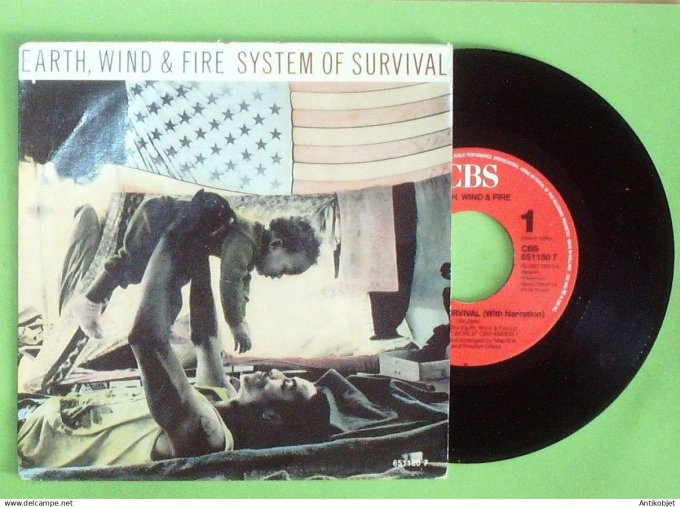 Earth Wind & Fire 45T SP System of survival 1987