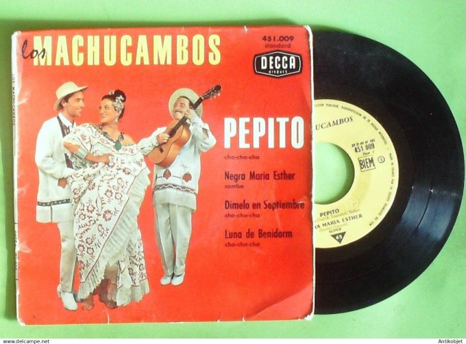 Los Machucambos 45T EP Pepito 1960