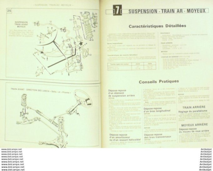 Revue Technique Automobile Lancia Delta & Prisma 1300 Renault 14 & 18  #440