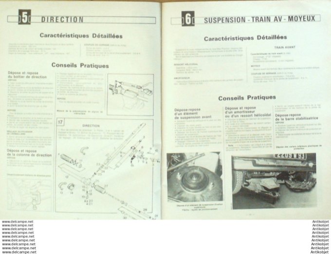 Revue Technique Automobile Mazda 323 Citroën Visa Talbot Horizon  #437