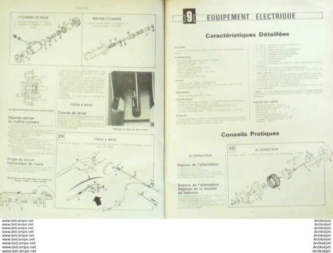 Revue Technique Automobile Mazda 323 Citroën Visa Talbot Horizon  #437