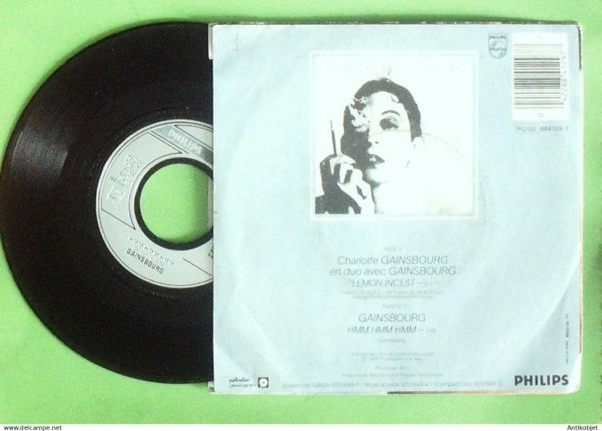 Gainsboug Serge & Charlotte 45T SP Lemon incest 1984