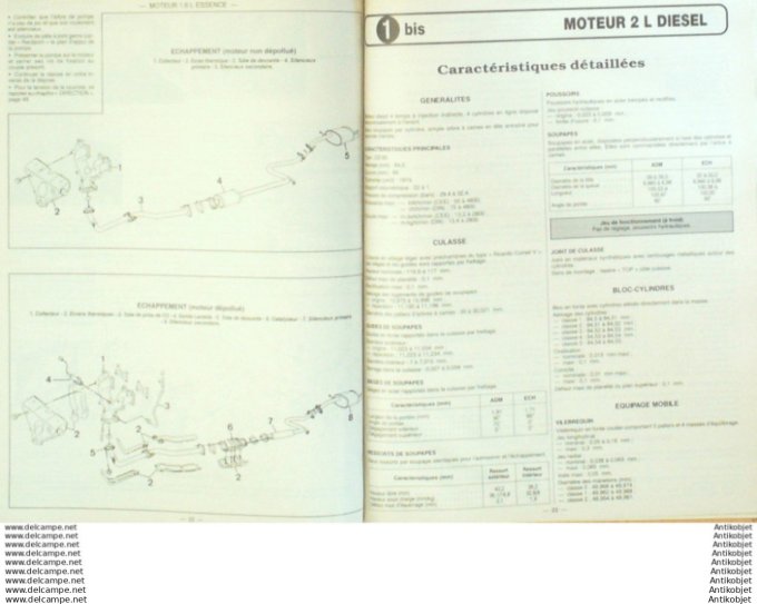 Revue Technique Automobile Nissan Primera Safrane Austin Peugeot 405  #545