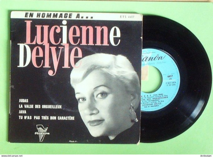 Delyle Lucienne 45T EP Judas (languette) 1965