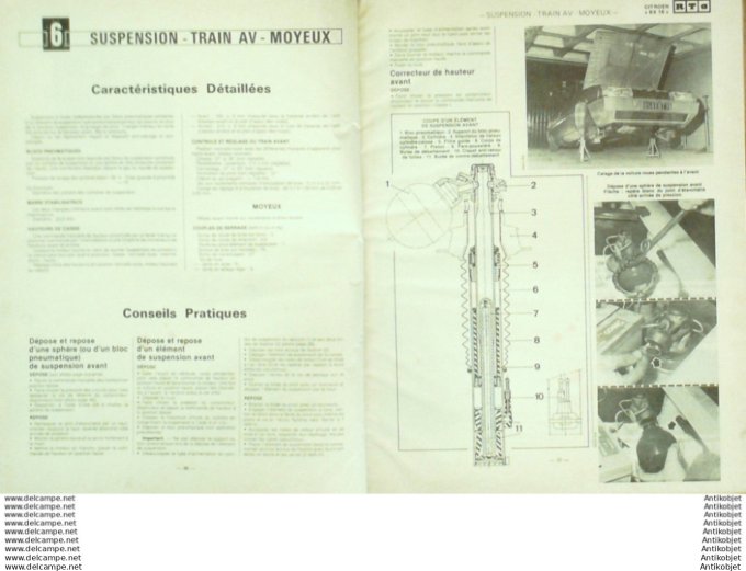 Revue Technique Automobile Citroën BX 16 Fiat 127 Talbot Matra Rancho  #431