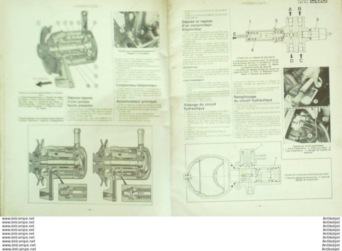 Revue Technique Automobile Citroën BX 16 Fiat 127 Talbot Matra Rancho  #431