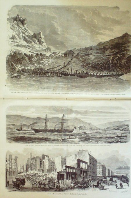 Le Monde illustré 1869 n°637 Turin Prince Carignan Brest Minon Bohémiens