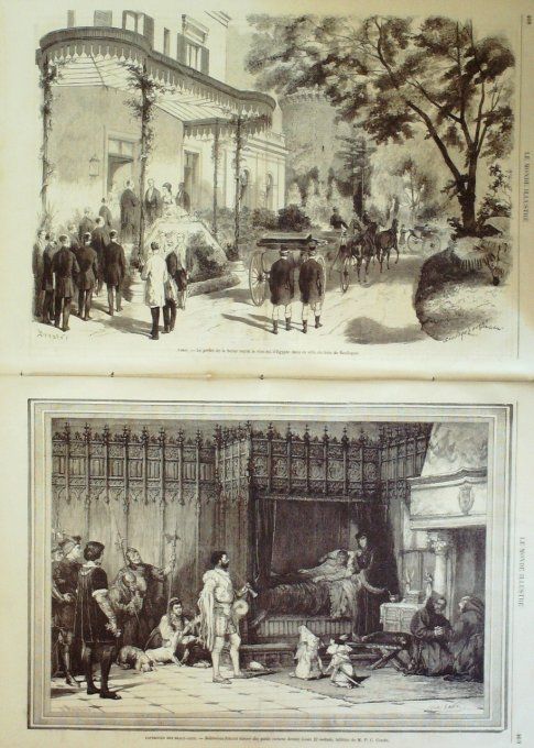 Le Monde illustré 1869 n°637 Turin Prince Carignan Brest Minon Bohémiens