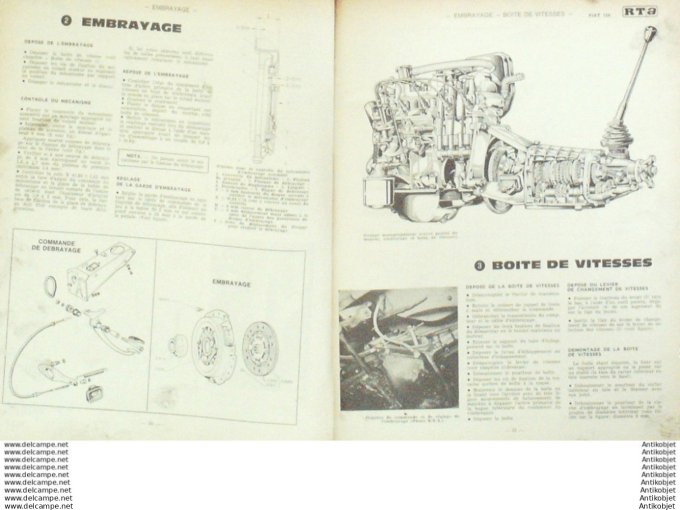 Revue Technique Automobile Fiat 124  #259