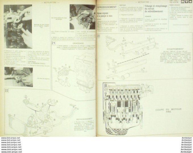 Revue Technique Automobile Fiat Uno Peugeot 305 1987 Peugeot J9 1982  #520