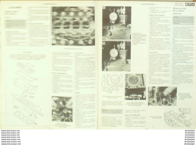 Revue Technique Automobile Opel Astra D Peugeot 309 E 1992/1994  #577