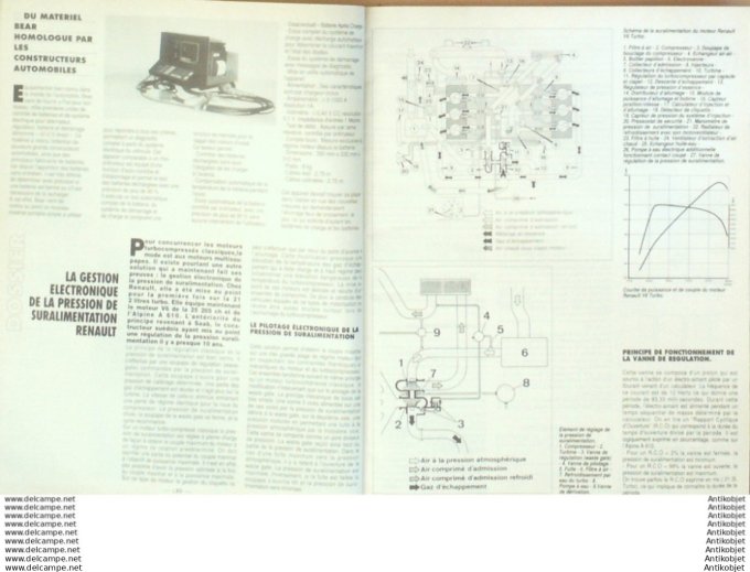 Revue Technique Automobile Mazda 626 Lancia Delta Prisma Renault 19  #528