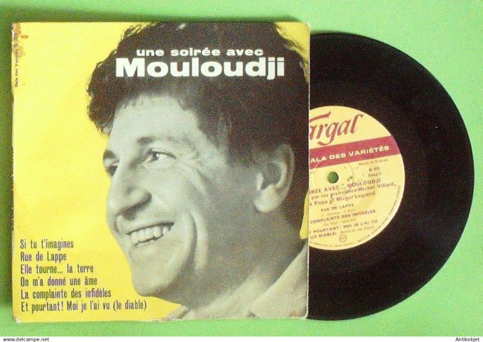 Mouloudji 45T EP Si tu t'imagines 1964