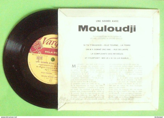 Mouloudji 45T EP Si tu t'imagines 1964