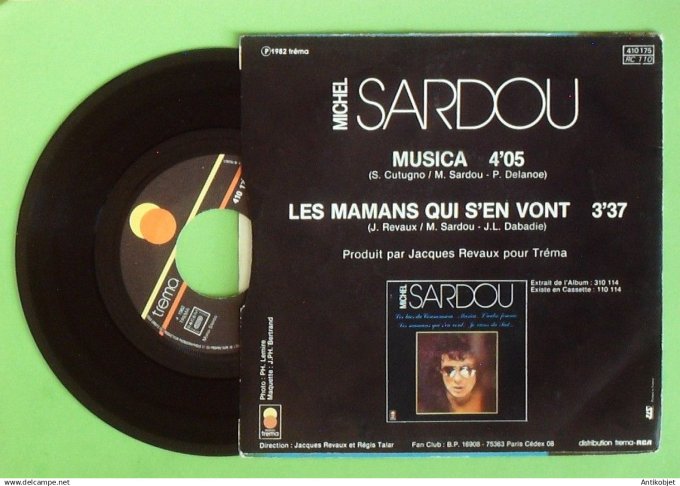 Sardou Michel 45T SP Musica 1982