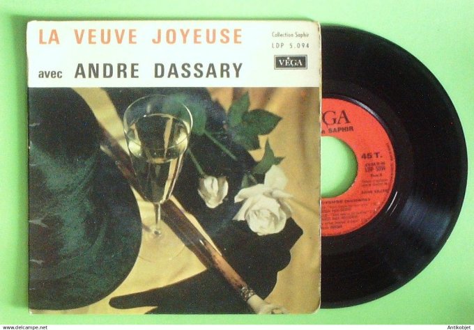 Dassary André 45T EP La veuve joyeuse 1964