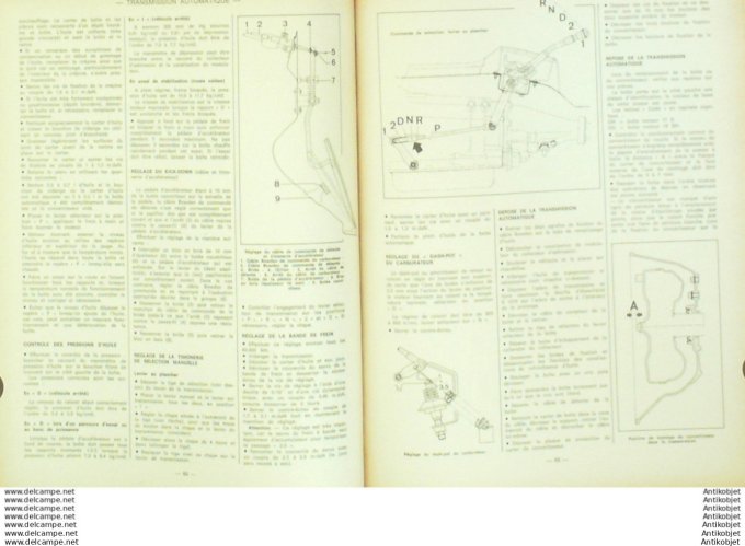 Revue Technique Automobile Opel Rekord II Renault 6 GTL Maserati  #326