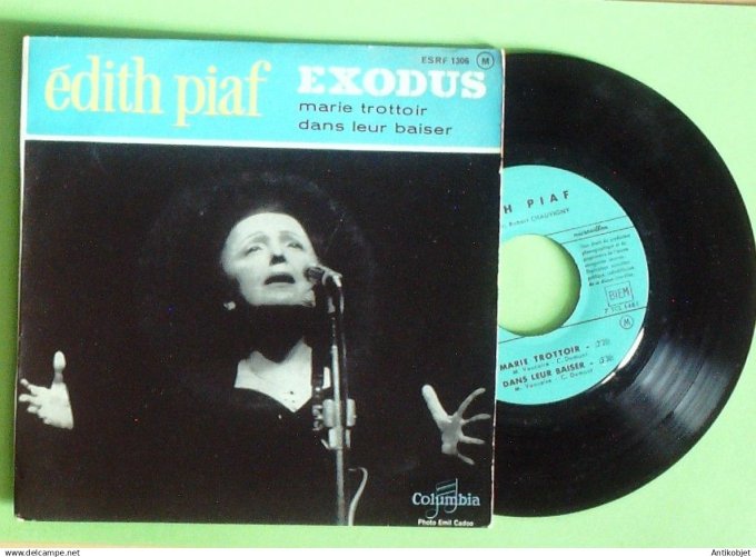 Piaf Edith 45T EP Exodus 1961