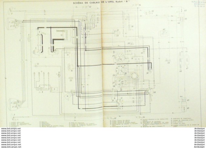 Revue Technique Automobile Opel Rekord Kadett Citroën ID 19  #251