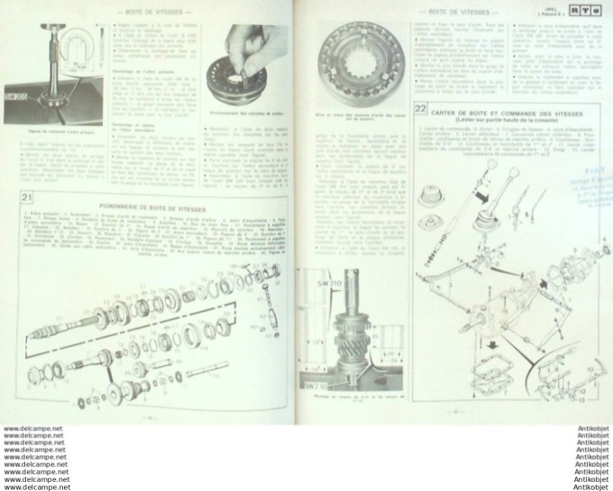 Revue Technique Automobile Opel Rekord Renault 14 Talbot Solara Fiat Panda 45  #402