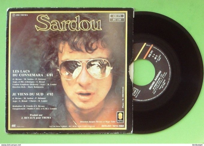 Sardou Michel 45T SP Je viens du Sud 1981