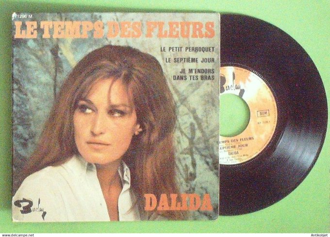 Dalida 45T EP Le temps des fleurs 1968