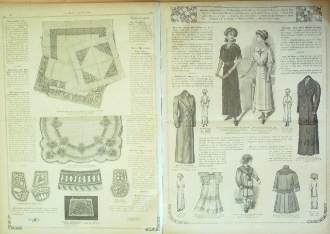 Journal Mode illustrée 1911 # 6 Layette & chapeaux