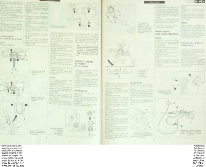 Revue Technique Automobile Peugeot 206 Volkswagen Polo 1996/1999  #621