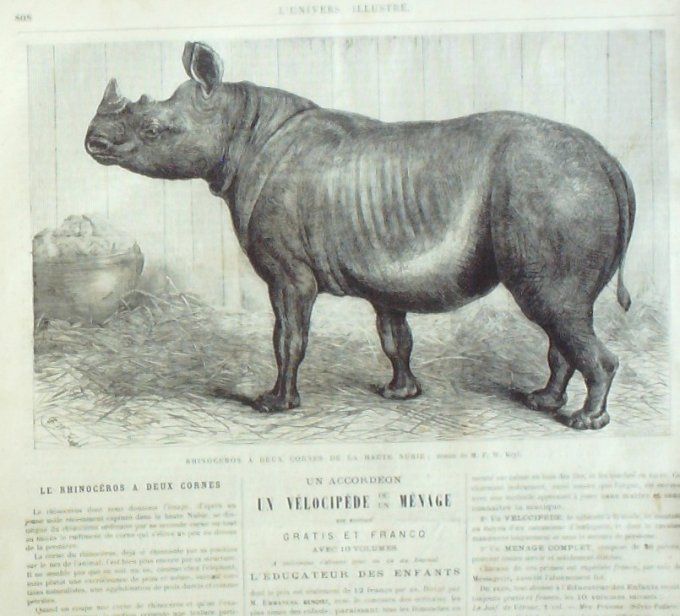 L'Univers illustré 1868 # 727 Allemagne Kiel Holstein Espagne Séville Augerville (45) Uruguay   