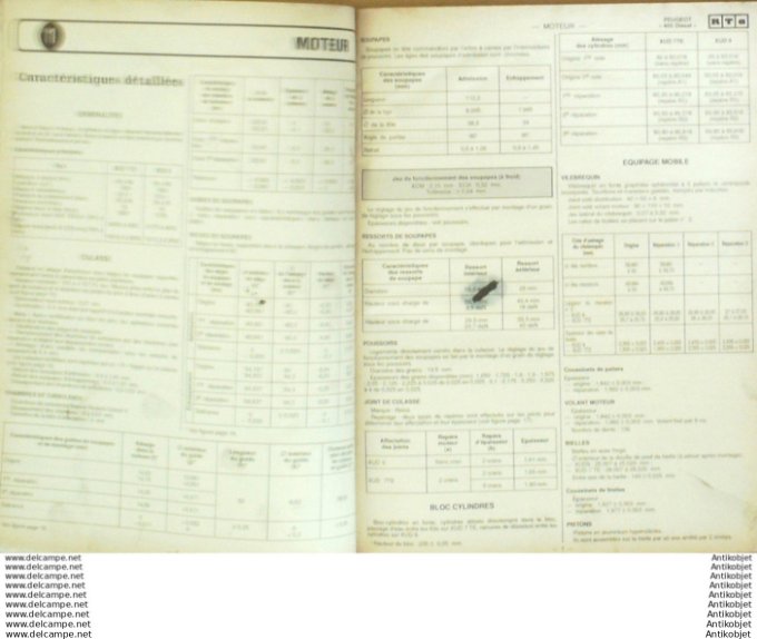 Revue Technique Automobile Peugeot 405 Renault 5 Opec Vestra 4x4  #500