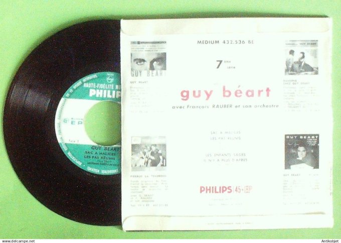 Béart Guy 45T EP Sac à  malices 1961