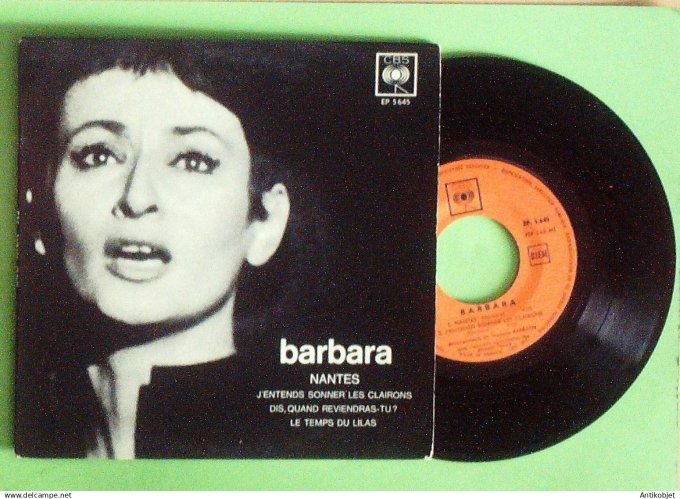 Barbara 45T EP Nantes 1964