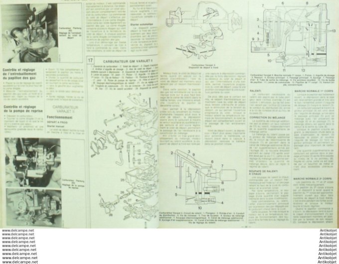 Revue Technique Automobile Opel Kadett E Renault 5 Renault 25  #461