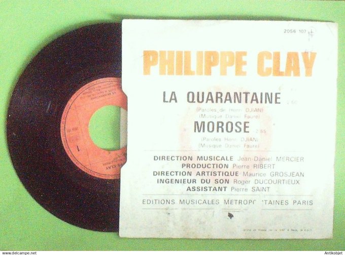 Clay Philippe 45T SP La quarantaine 1971