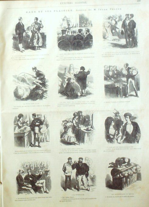 L'Univers illustré 1869 # 755 St-Etienne (42) Autriche Laxenbourg Pays-Bas Scheveningen Suez