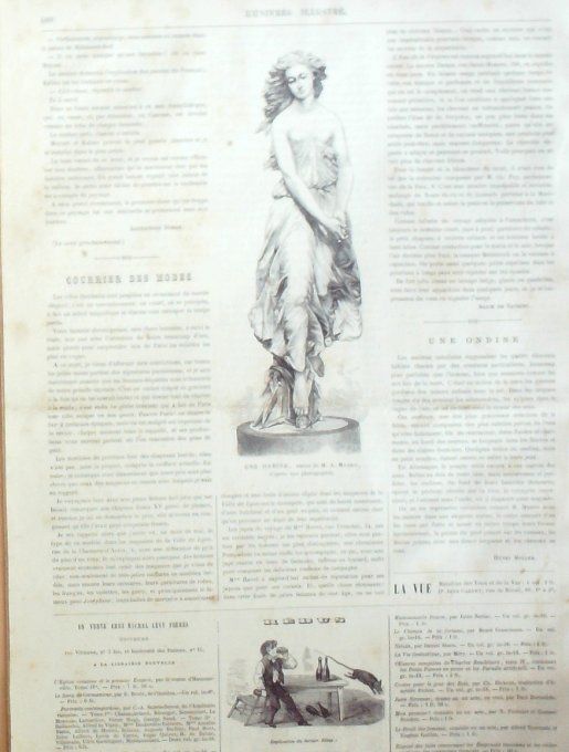 L'Univers illustré 1869 # 758 Autriche Vienne les Halles de Paris Arcueil (94)