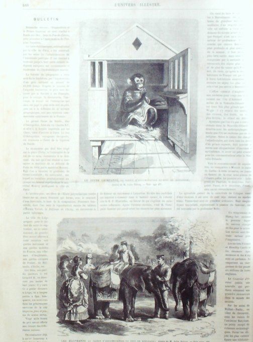 L'Univers illustré 1869 # 758 Autriche Vienne les Halles de Paris Arcueil (94)