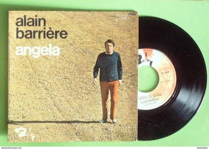 Barrière Alain 45T EP Angela 1970